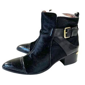 Donald Pliner DOMA Calf Hair Leather Bootie